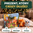 Prezent, który cieszy dłużej: zestaw Leśne zwierzątka pod choinką na urodziny, Mikołajki i Święta